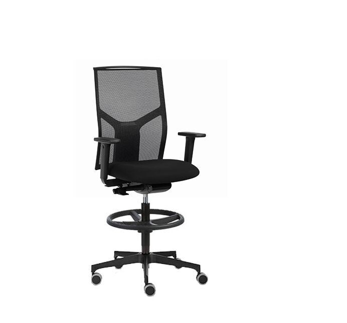 Atika chair/stool with nylon base Dileoffice