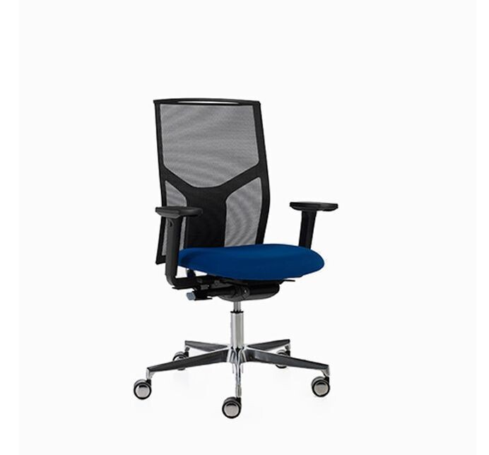 Atika swivel chair aluminium base Dileoffice