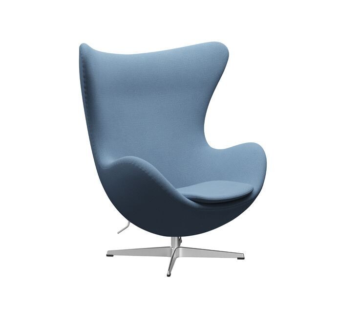 Sillón Egg tapizado con base en aluminio Fritz Hansen Sillón Egg tapizado con base en aluminio Fritz Hansen
