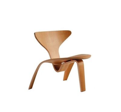 PK0 A chair clear lacquered veneer shell by Fritz Hansen. PK0 A chair clear lacquered veneer shell by Fritz Hansen.