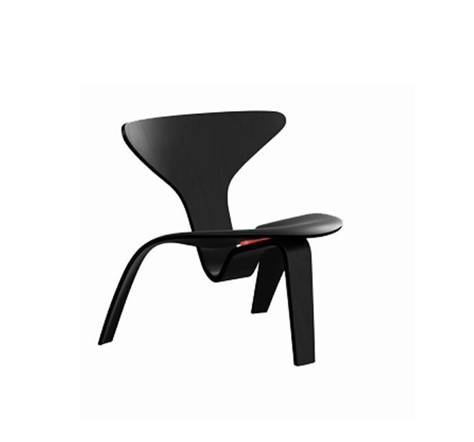 PK0 A chair coloured veneer shell by Fritz Hansen. PK0 A chair coloured veneer shell by Fritz Hansen.