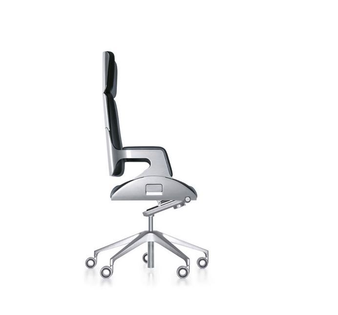 Sillón giratorio alto Silver Interstuhl