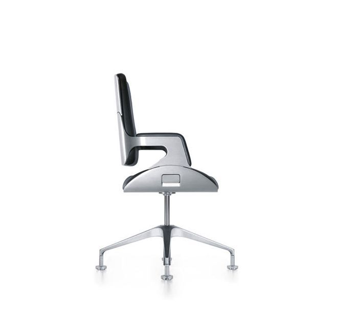 Silla de conferencia media Silver Interstuhl