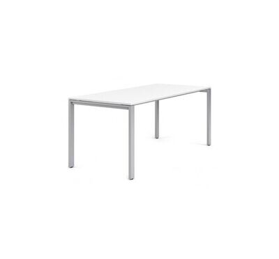 Adapta Plus workstation by JG Group. "Inverted U" leg design.
