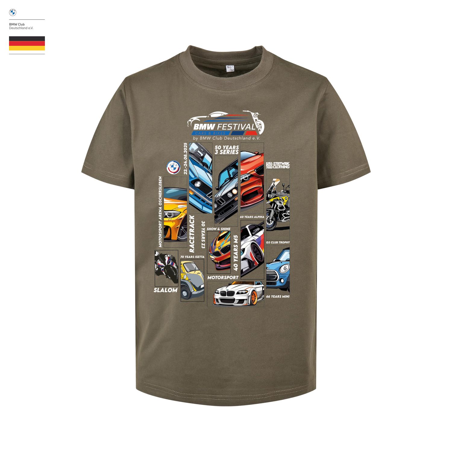 Kids BMW Festival Shirt "olive"
