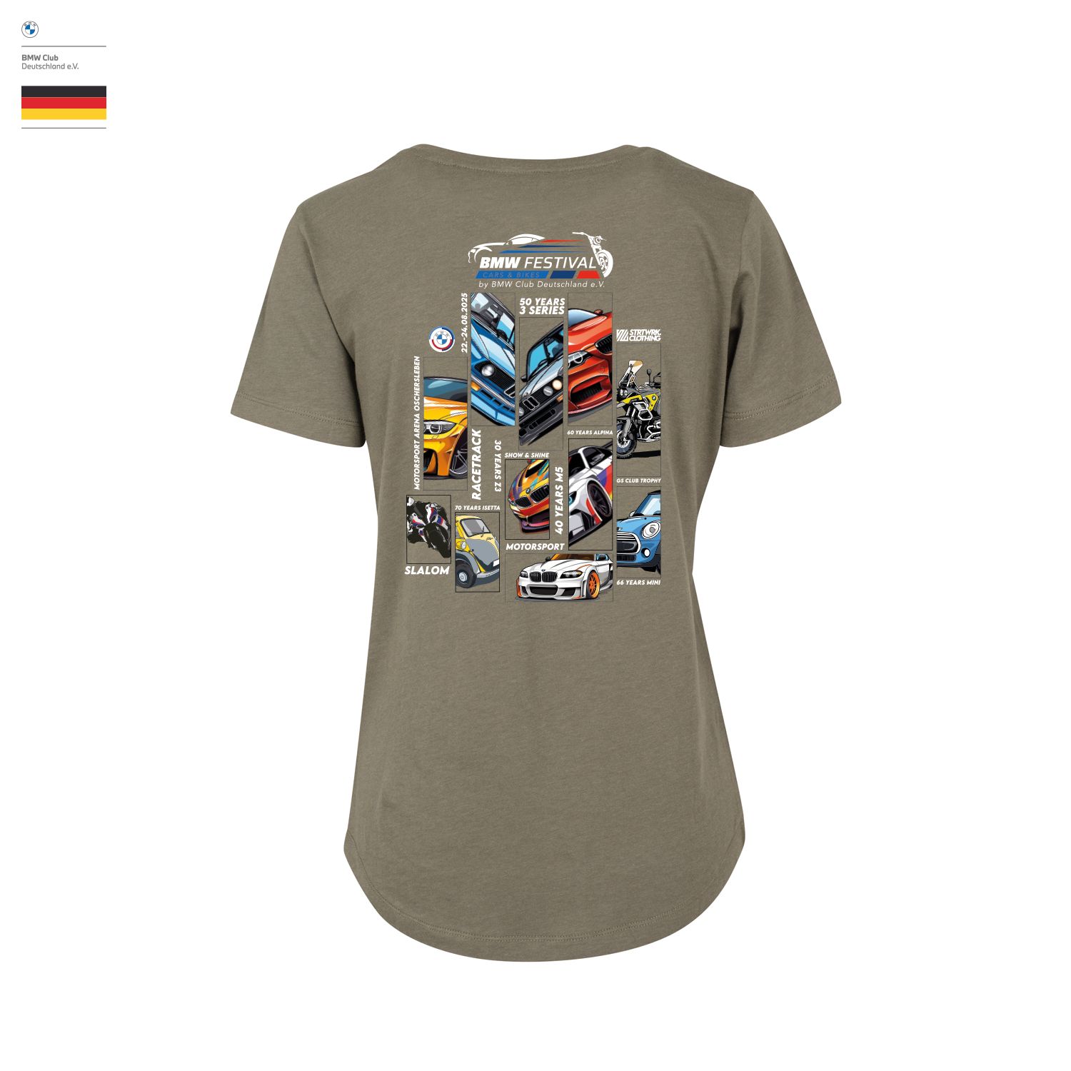 Lady BMW Festival Shirt "Olive"