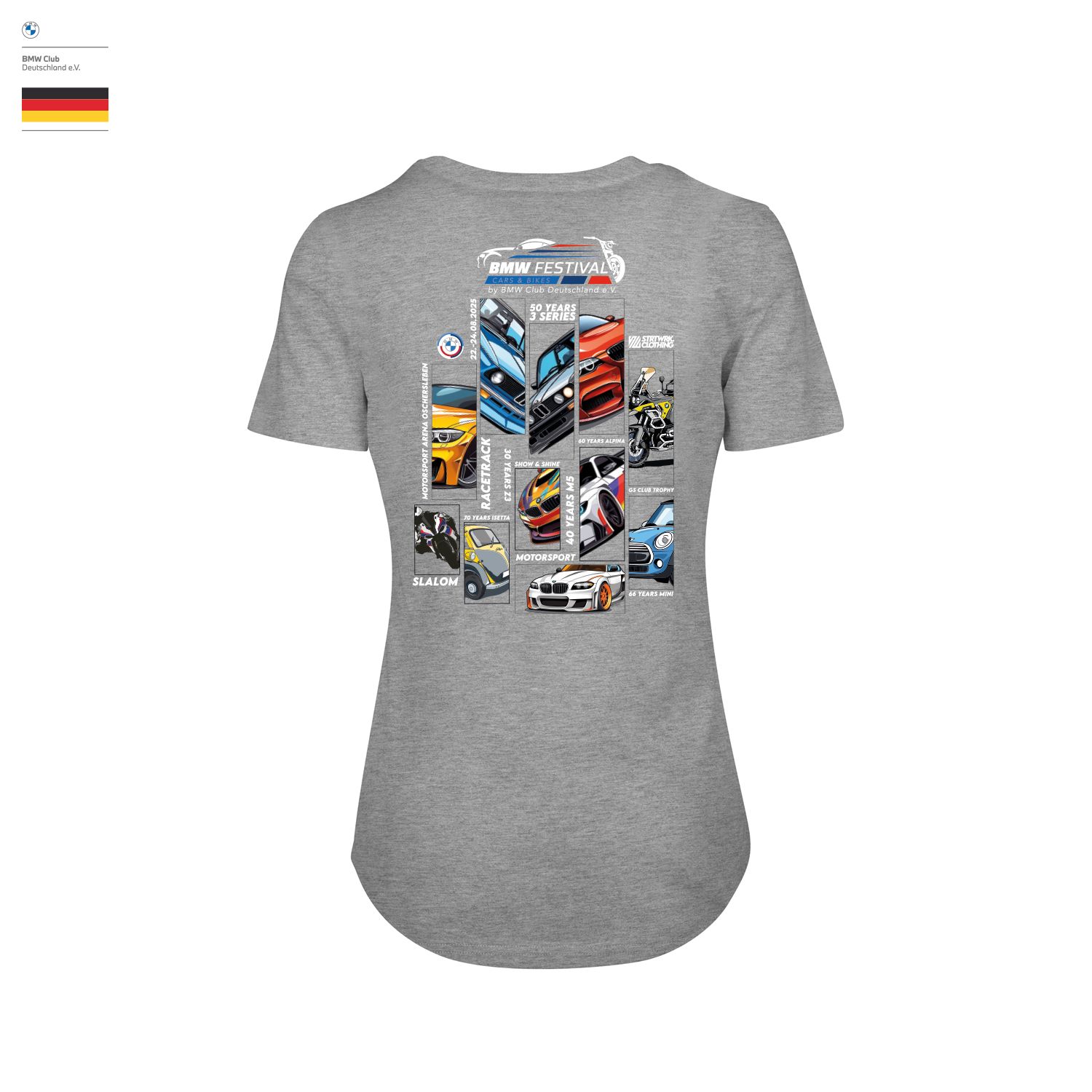 Lady BMW Festival Shirt "Grey"