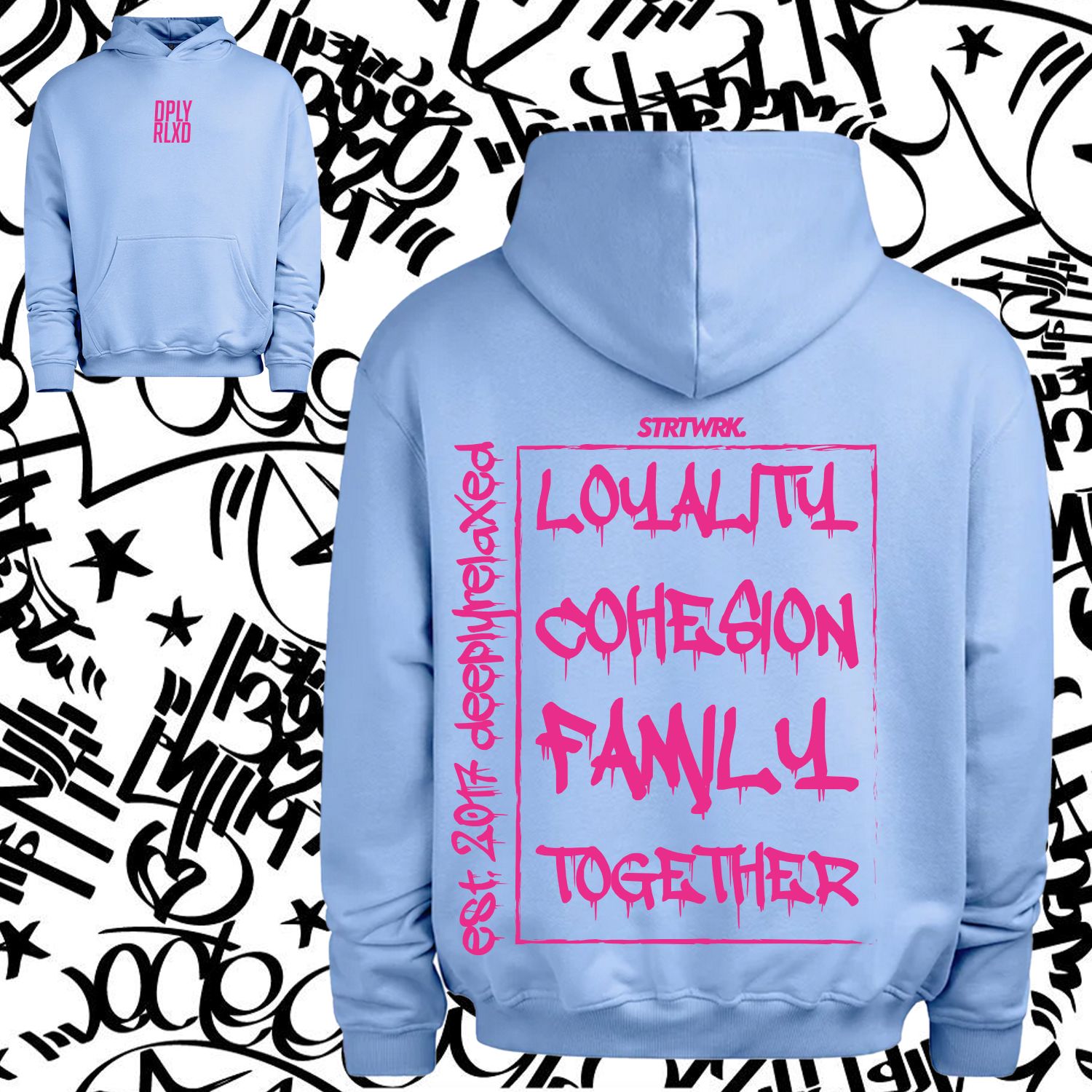 DPLYRLXD Family Hoodie