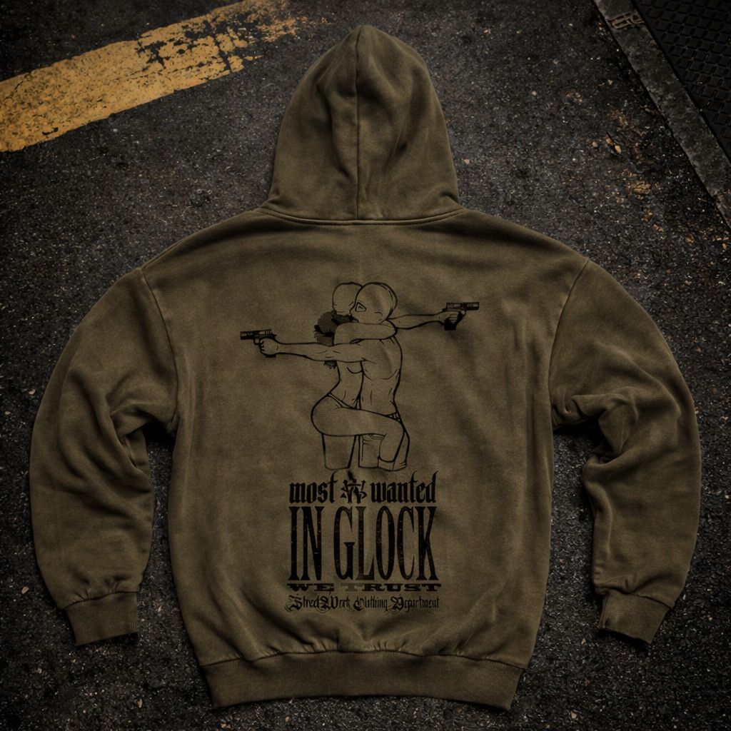 Mr. & Mrs. Glock Olive Hoodie - M Mr. & Mrs. Glock Olive Hoodie - M