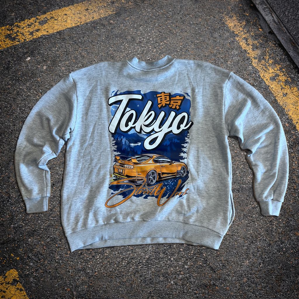 Tokyo Crewneck Grey - L