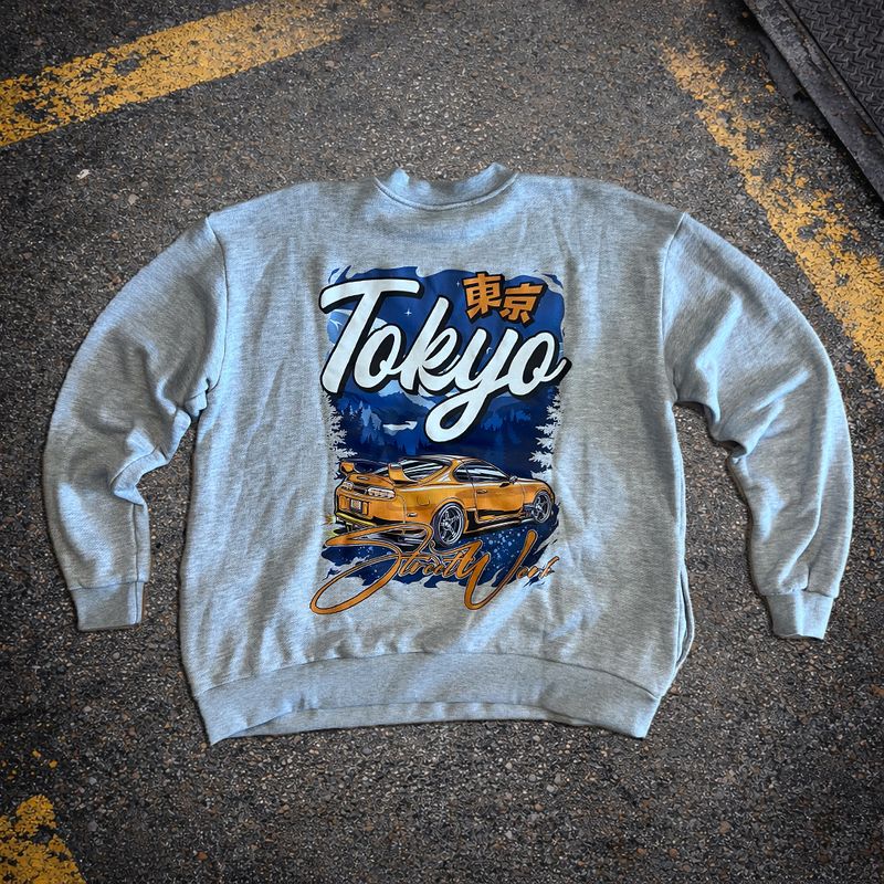 Tokyo Crewneck Grey - L