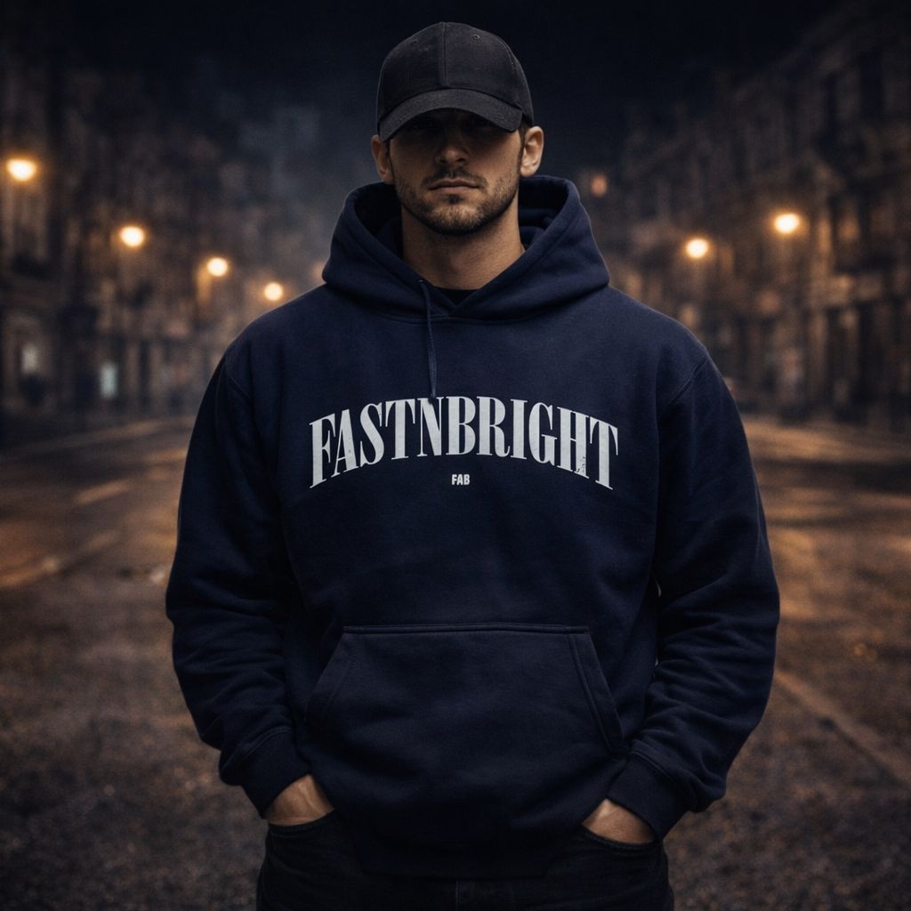 FAB Hoodie Washed Black