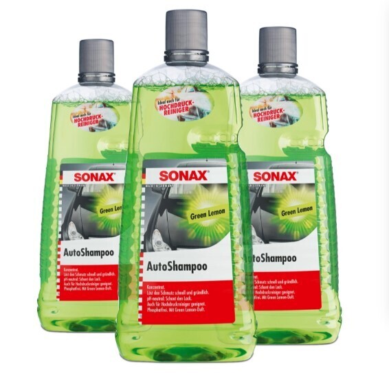 SONAX AutoShampoo Green Lemon 3x 2L