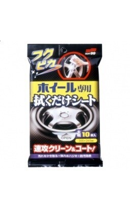 Soft99 Wheel Cleaning Wipe 10uds