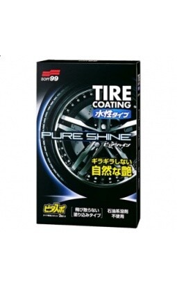 Soft99 Water-Based Tire Coating Pure Shine 100ml