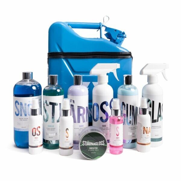 STJÄRNAGLOSS FUEL DETAILING CAN KIT GT3 SHARK BLUE LIMITED EDITION