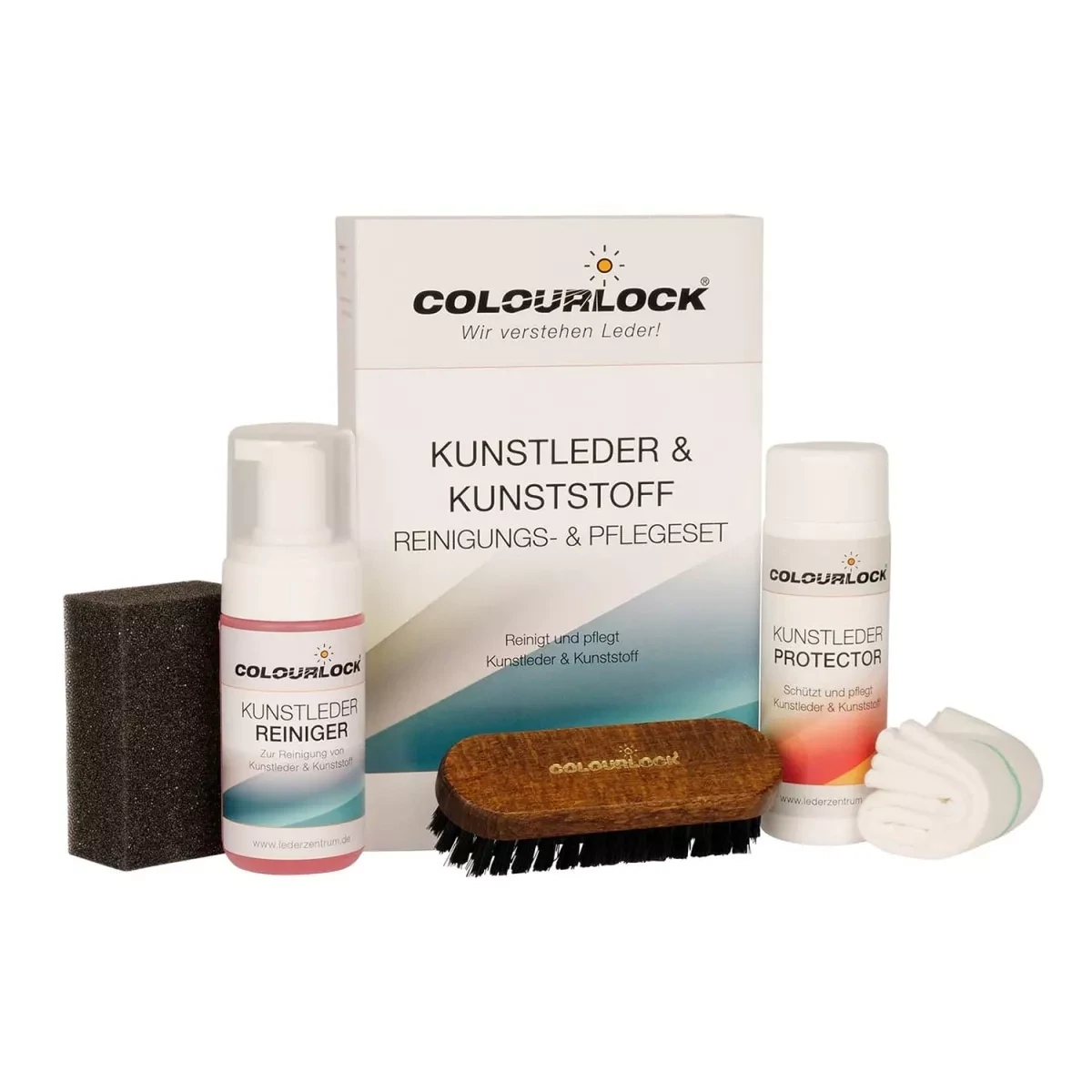 Set de cuidado de piel sintética Colourlock pequeño