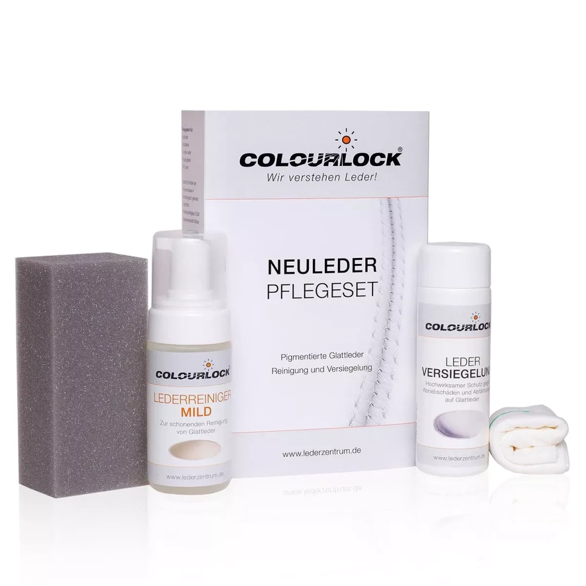 Juego de cuidado de cuero nuevo Colourlock suave