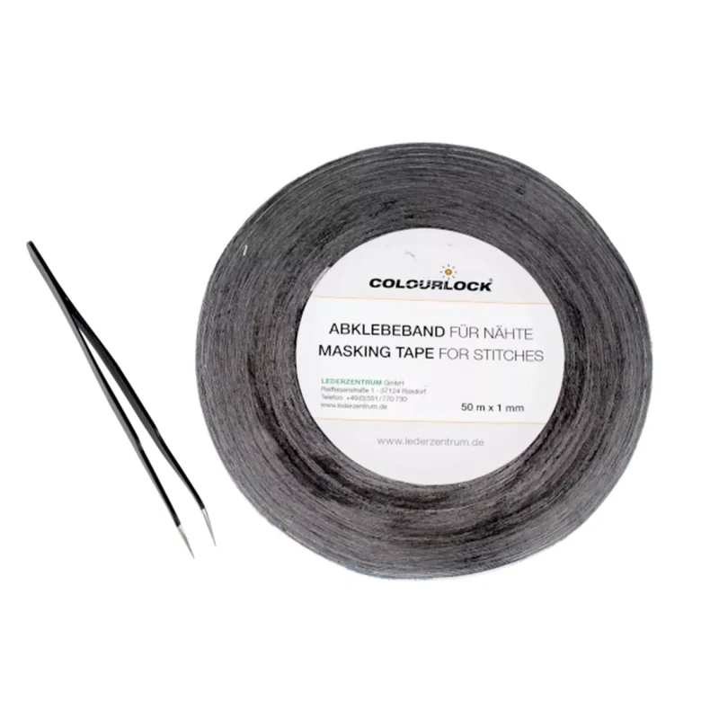 Cinta adhesiva Colourlock para costuras 50m x 1mm con pinzas incluidas