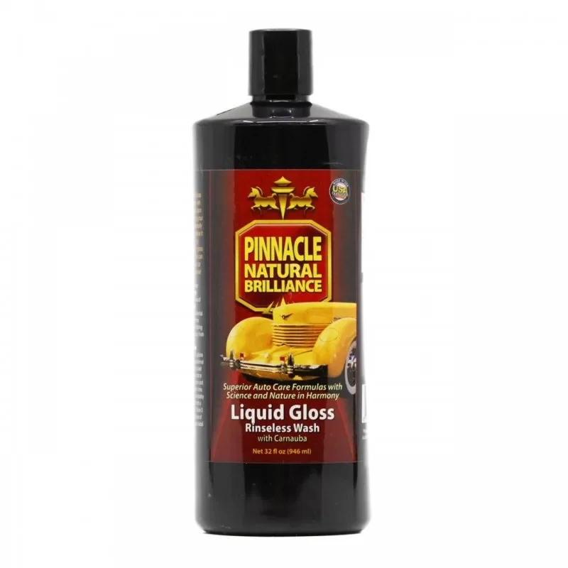 PINNACLE LIQUID GLOSS RINSELESS WASH WITH CARNAUBA 946ML