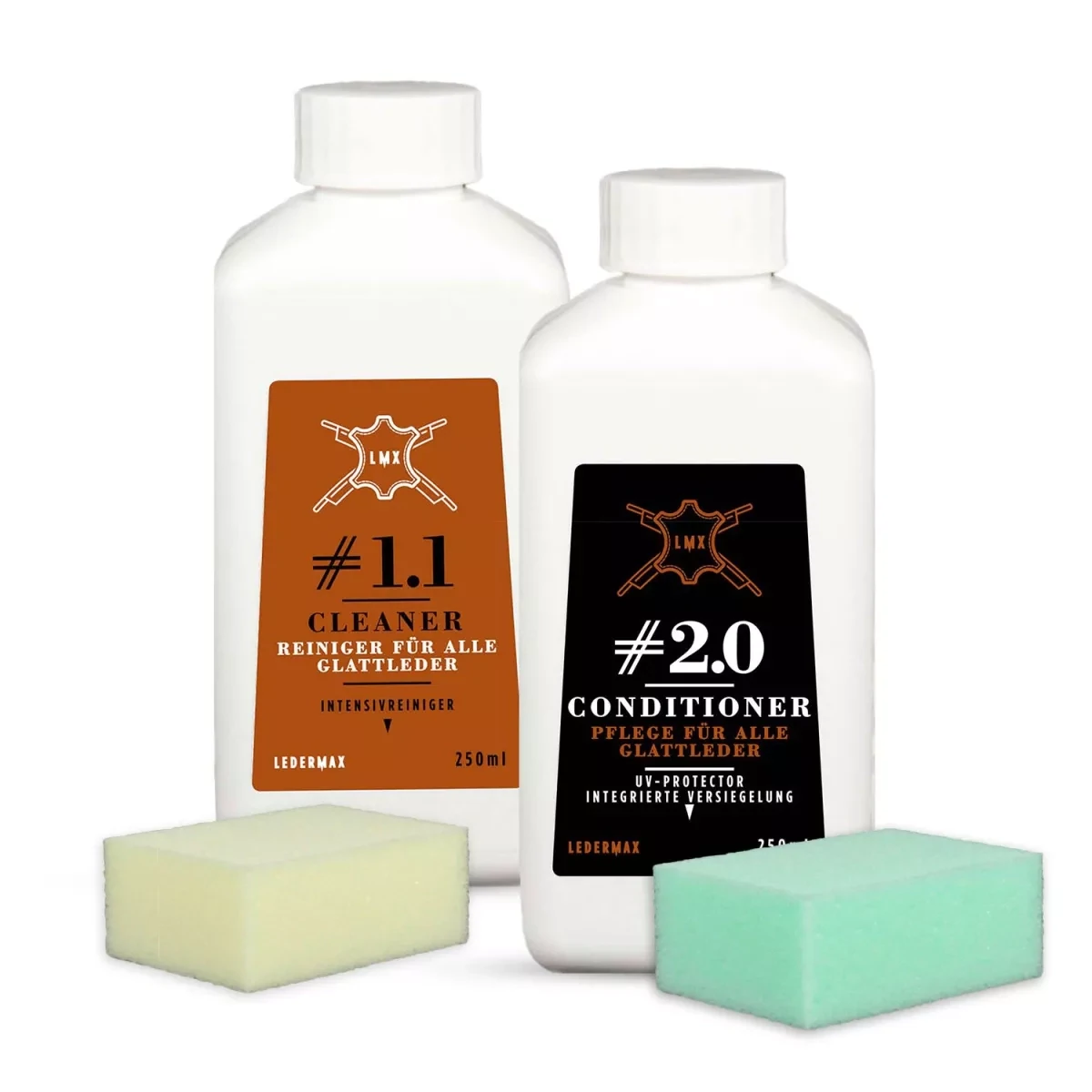 Ledermax set de limpieza y cuidado fuerte/mate 250ml