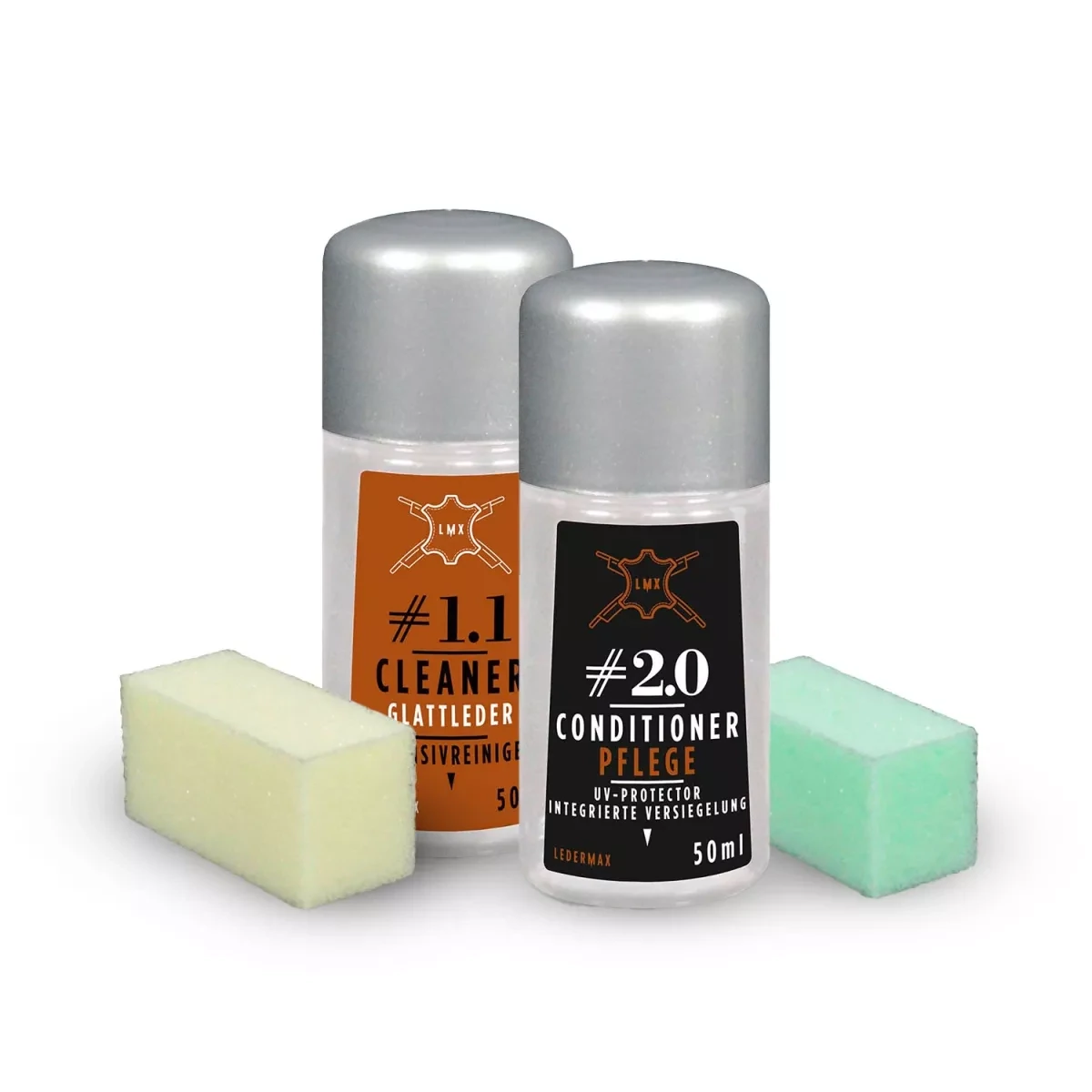 Ledermax set de limpieza y cuidado fuerte/mate 50ml