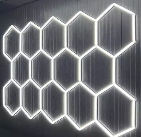 Conjunto de luces hexagonales 2350 MM X 4175 MM