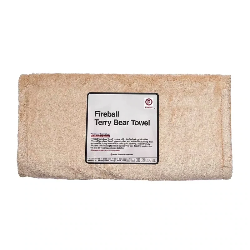 Fireball Terry Bear Buffing Towel 40x80cm