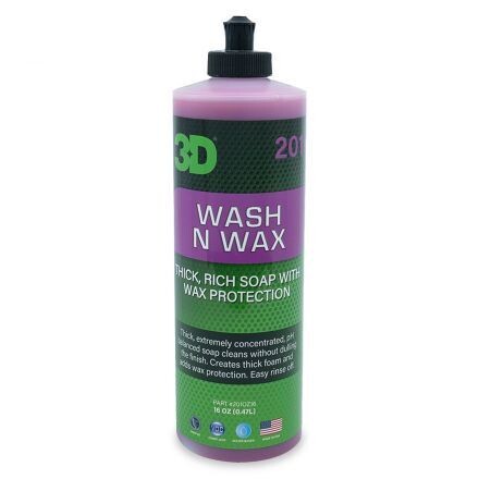 3D WASH & WAX 473ML
