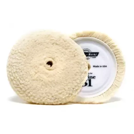 BUFF AND SHINE TWISTED WOOL EXTRA CUTTING PAD 165MM