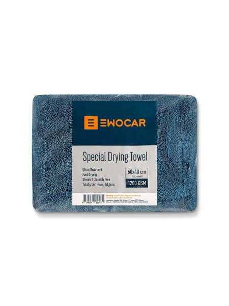 EWOCAR  Special Drying Towel Dark Grey 1200 GSM