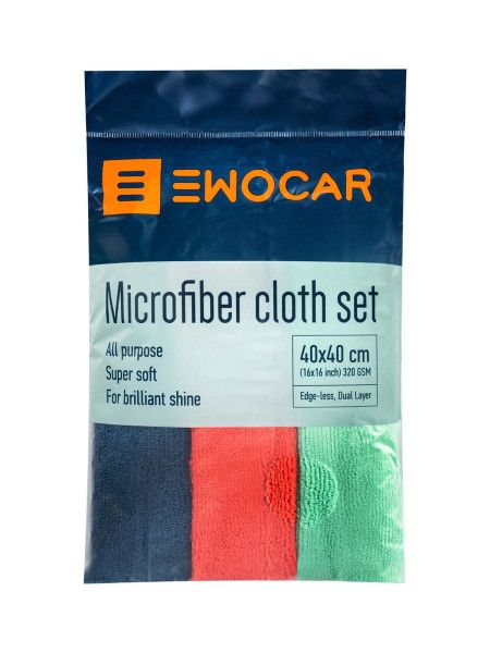 Juego de paños de microfibra EWOCAR
