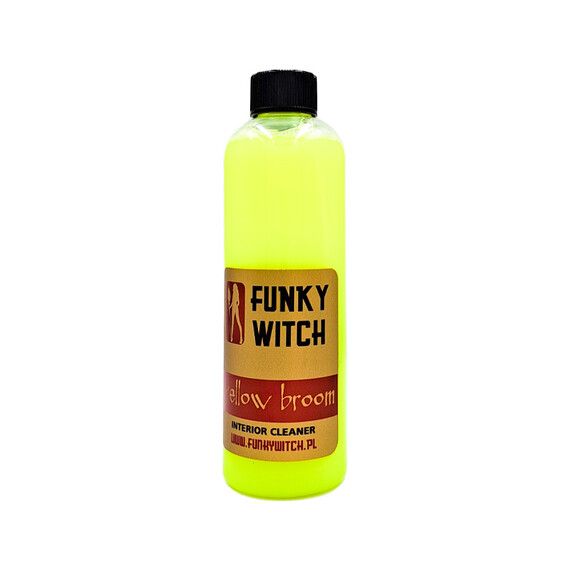 Funky Witch Yellow Broom Interior Cleaner 500ml
