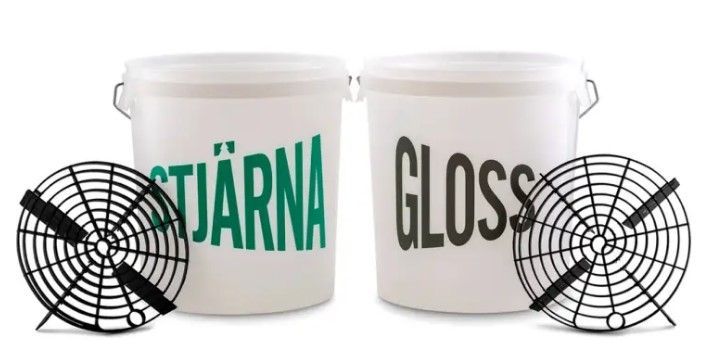 Stjarnagloss - Twin Bucket Kit with Dirt Guard