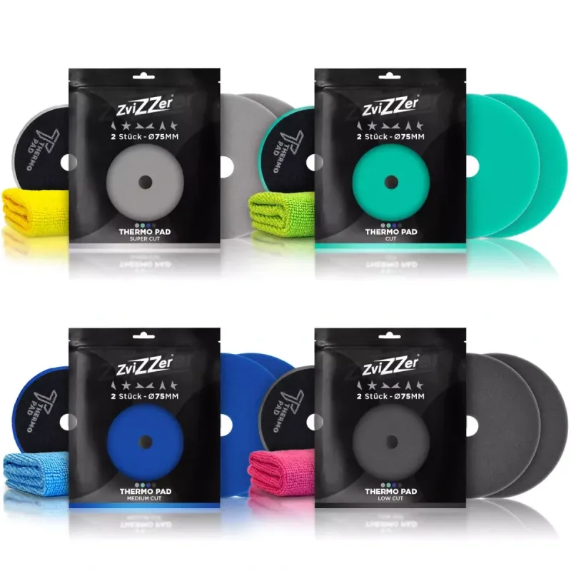 ZviZZer Thermopad Set 8x 75mm + 4 Microfibras ZviZZer Thermopad Set 8x 75mm + 4 Microfibras