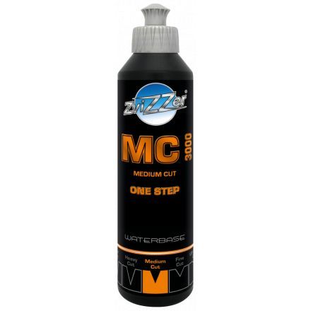 ZVIZZER MC 3000 MEDIUM CUT ONE STEP 250ML ZVIZZER MC 3000 MEDIUM CUT ONE STEP 250ML