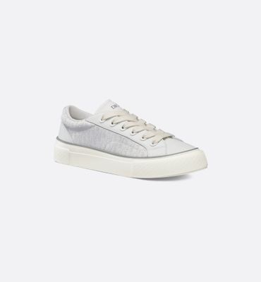 Dior B33 Sneaker White Smooth Calfskin Oblique Jacquard