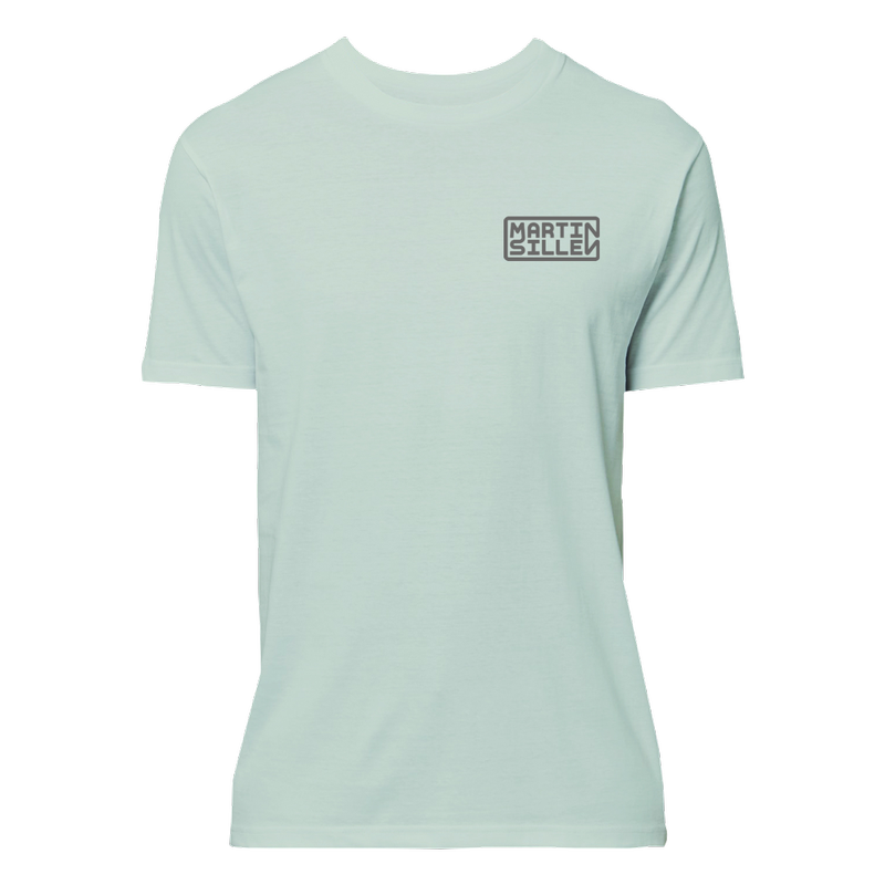 Martin Sillen T-shirt - Carribean Blue (100% organic)