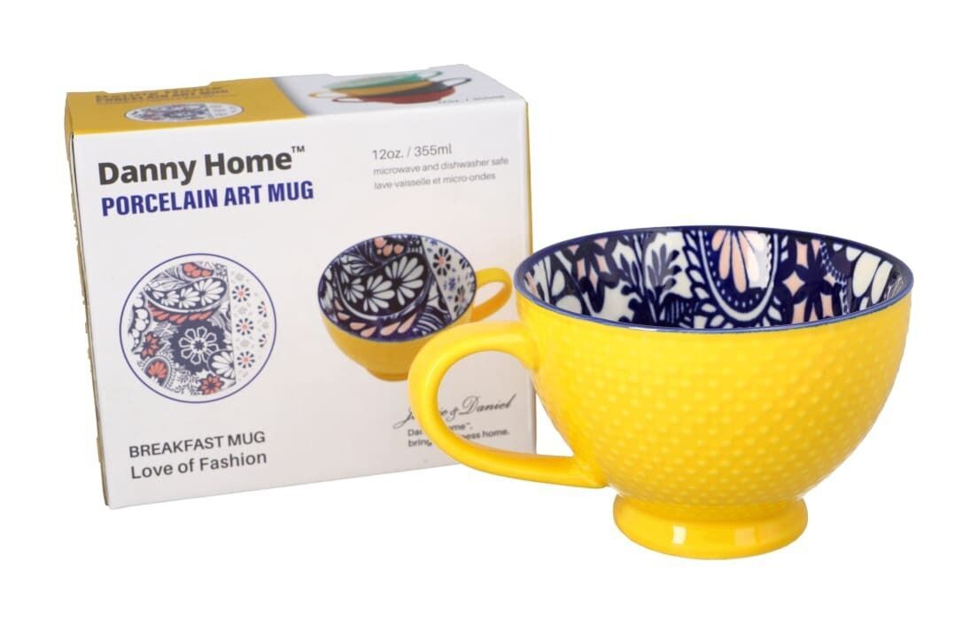 Danny Home Breakfast Mug - Dandelion (Dots)