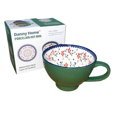 Danny Home Breakfast Mug - Provence (Dots)