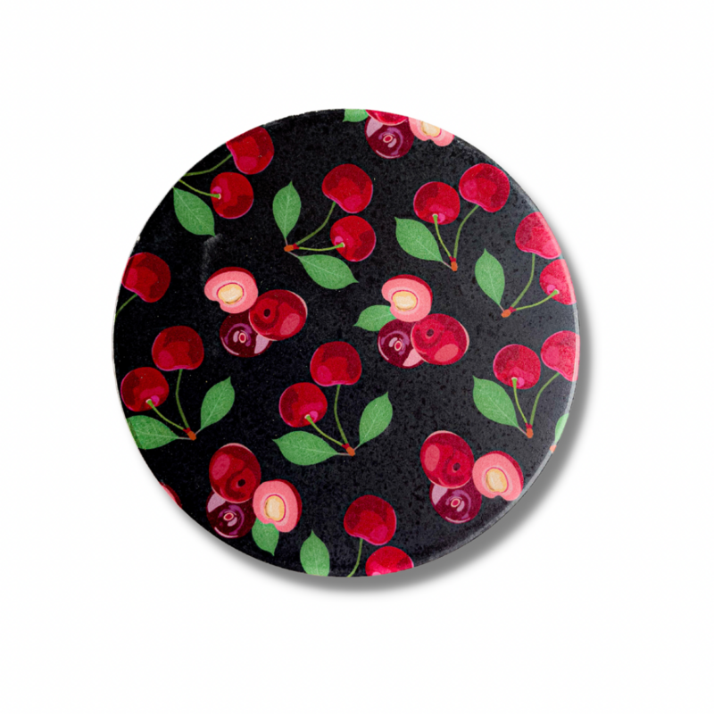 Ceramic Coaster - Cherry