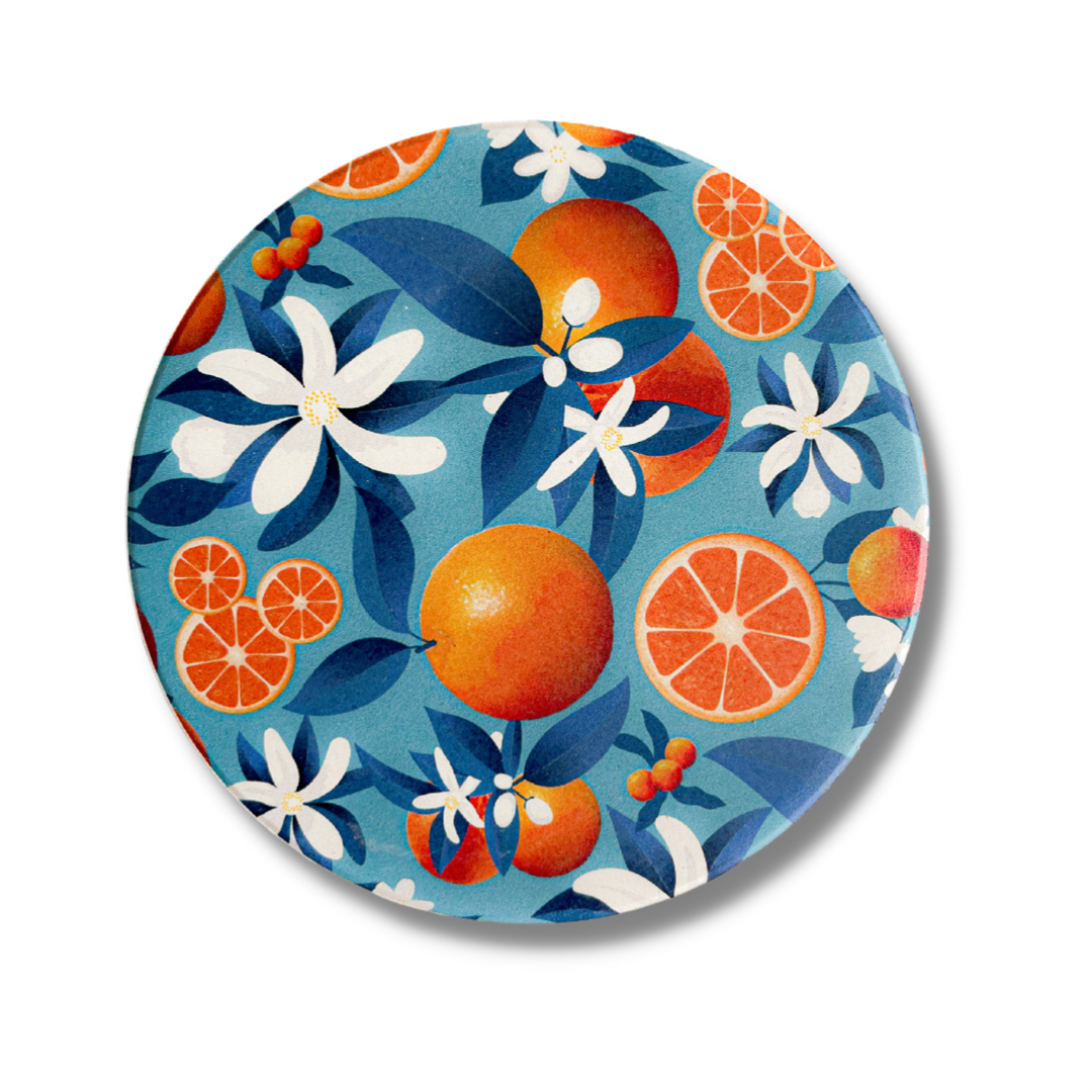 Ceramic Coaster - Orange