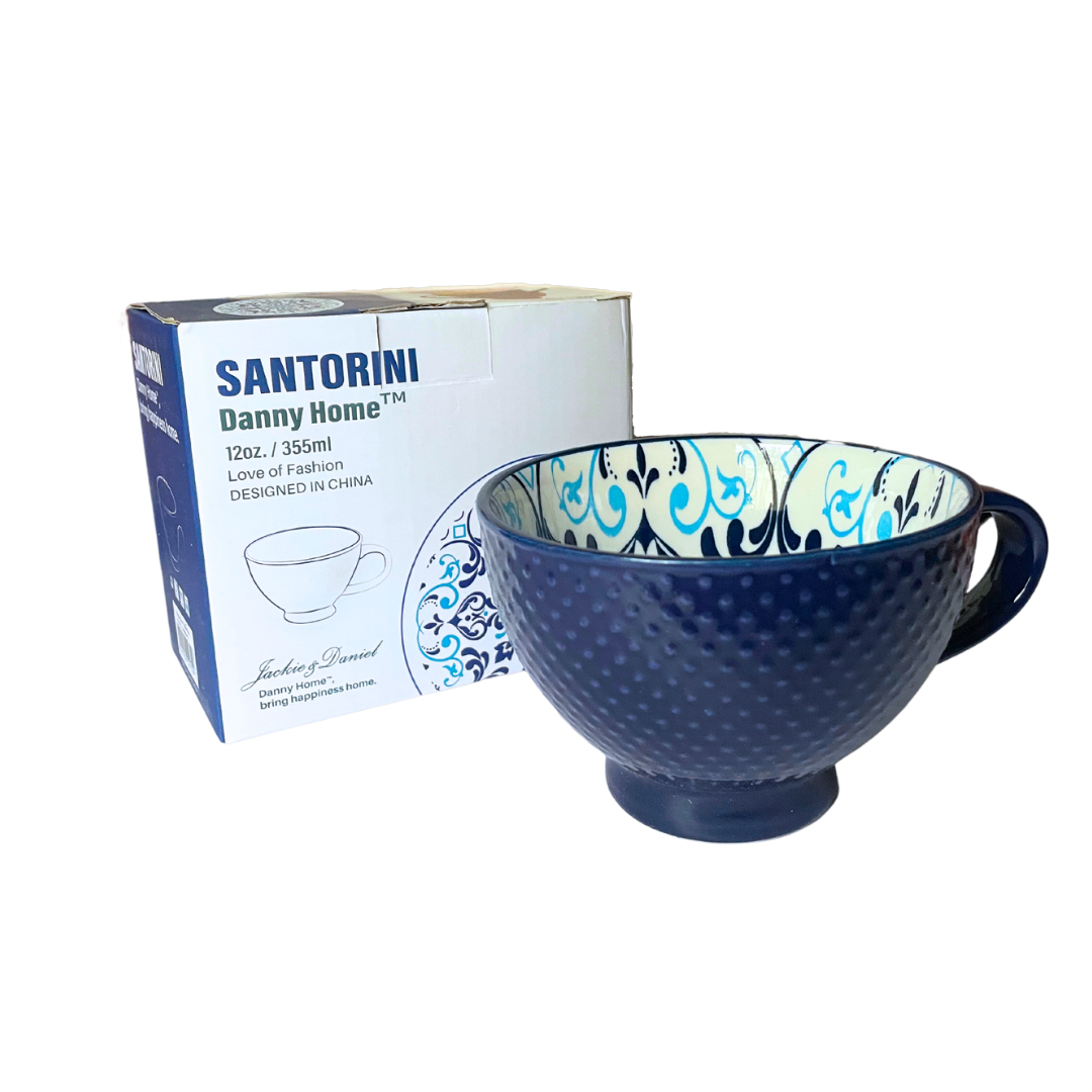 Danny Home Breakfast Mug - Santorini (Dots)