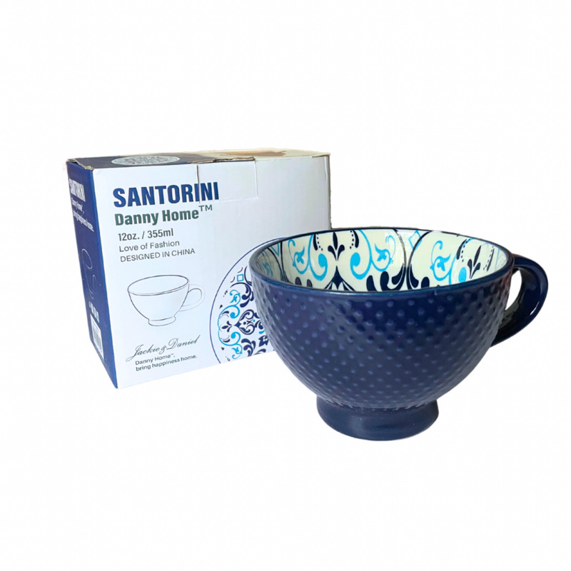 Danny Home Breakfast Mug - Santorini (Dots)