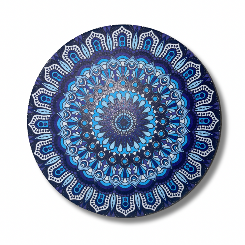 Ceramic Coaster - Blue 3