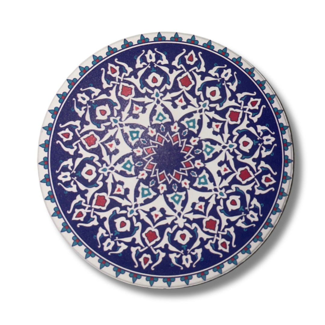 Ceramic Coaster - Blue 2