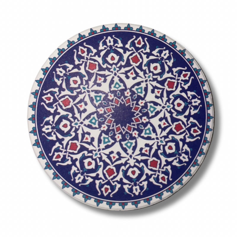 Ceramic Coaster - Blue 2