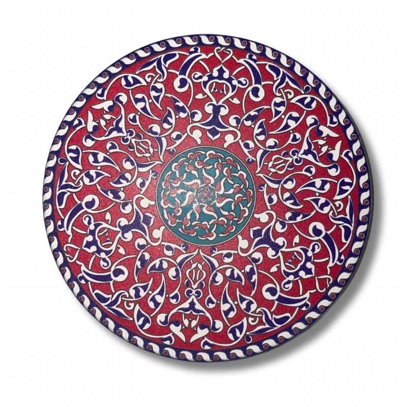 Ceramic Coaster - Red 1