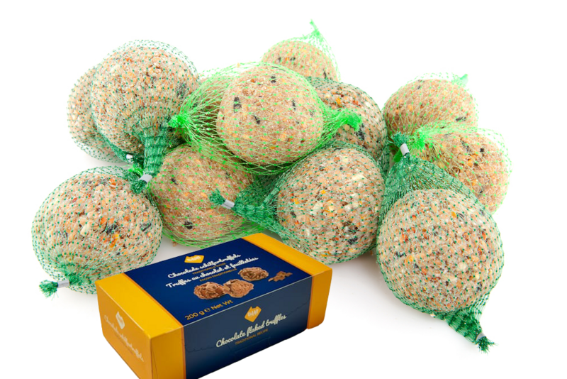 Mezenbollen (set van 10) + gratis doosje truffels (200g)
