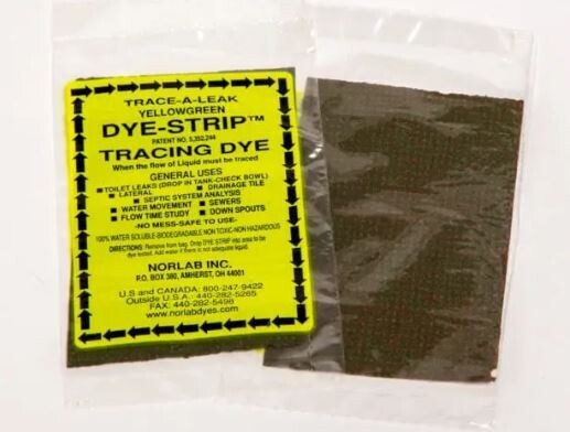 Yellow Tracing Dye Strip (Pack of 100)